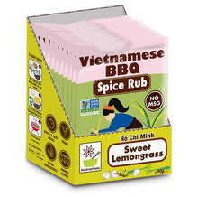 Load image into Gallery viewer, Star Anise Foods - Vietnamese BBQ Sweet Lemongrass Spice Rub Contains No MSG and Gluten Free - (Pack of 10 packets of 1 oz each)