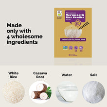 Load image into Gallery viewer, Rice Noodles, Gluten Free Noodles, Wide Rice Noodles, Rice Noodles Pad Thai, Pho Noodles Vietnamese, Instant Rice Noodles, Non-GMO, Star Anise Foods (21 servings)