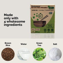 Load image into Gallery viewer, Vietnamese Brown Rice Noodles with Green Tea - Pack of 6 - 24 servings