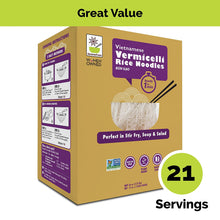 Load image into Gallery viewer, Rice Noodles, Gluten Free Noodles, Wide Rice Noodles, Rice Noodles Pad Thai, Pho Noodles Vietnamese, Instant Rice Noodles, Non-GMO, Star Anise Foods (21 servings)
