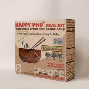 HAPPY PHO Shiitake Mushroom Meal Kit - Pack of 6