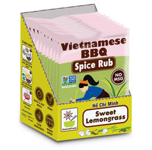 Load image into Gallery viewer, Star Anise Foods - Vietnamese BBQ Sweet Lemongrass Spice Rub Contains No MSG and Gluten Free - (Pack of 10 packets of 1 oz each)
